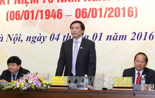 Lễ kỷ niệm 70 năm ngày Tổng tuyển cử đầu tiên sẽ diễn ra tại Nhà Quốc hội ảnh 1